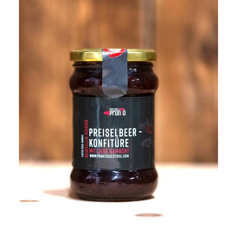 Preiselbeerkonfitüre 330 gr